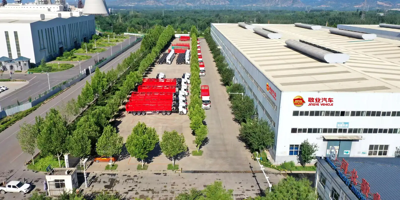 Aerial view of the Jingye plant