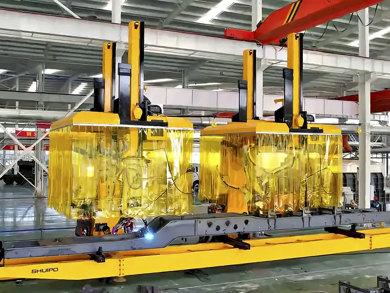 Robotic welding line