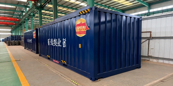 Twenty-foot dry cargo container built by Jingye